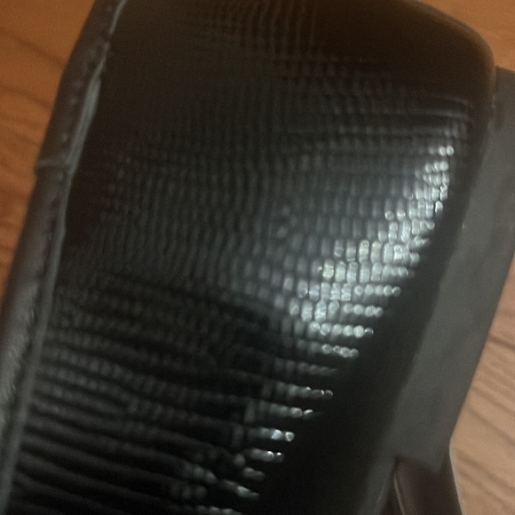 Dune London black embossed Harper flats - Picture 4 of 4